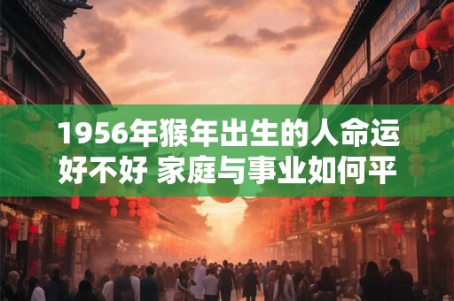 1956年猴年出生的人命运好不好 家庭与事业如何平衡
