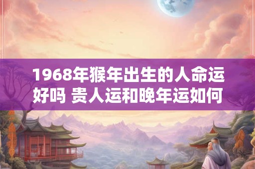 1968年猴年出生的人命运好吗 贵人运和晚年运如何