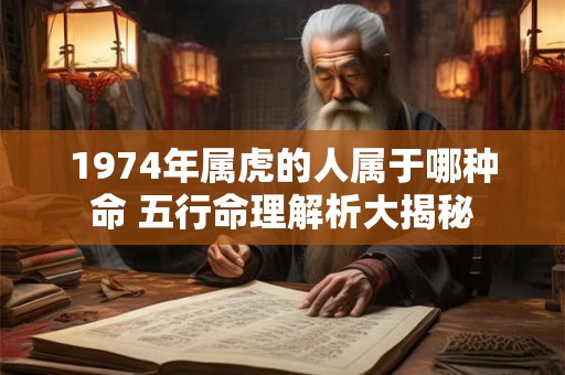 1974年属虎的人属于哪种命 五行命理解析大揭秘