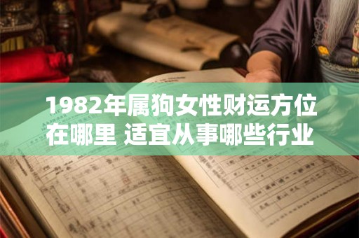 1982年属狗女性财运方位在哪里 适宜从事哪些行业