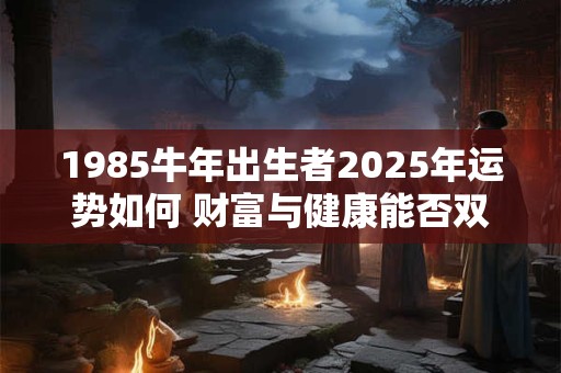 1985牛年出生者2025年运势如何 财富与健康能否双丰收