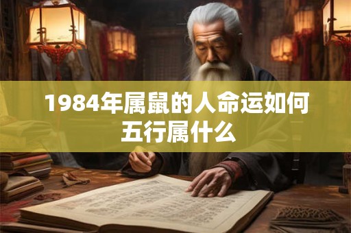 1984年属鼠的人命运如何 五行属什么