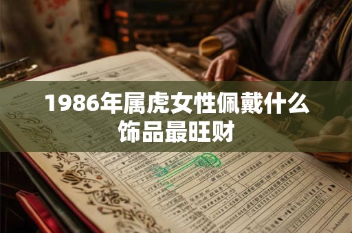 1986年属虎女性佩戴什么饰品最旺财