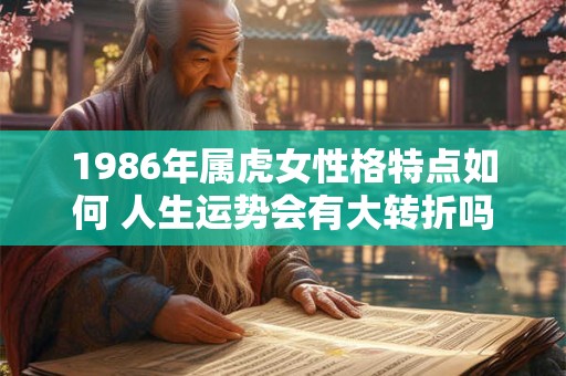 1986年属虎女性格特点如何 人生运势会有大转折吗