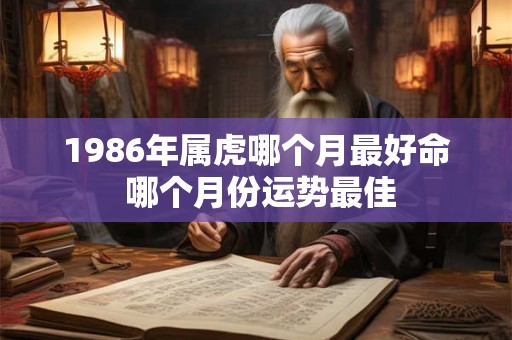 1986年属虎哪个月最好命 哪个月份运势最佳