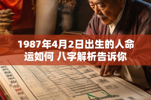 1987年4月2日出生的人命运如何 八字解析告诉你