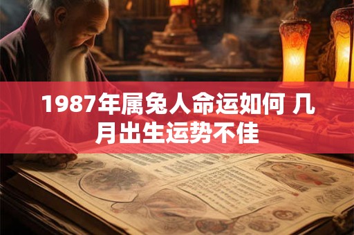 1987年属兔人命运如何 几月出生运势不佳