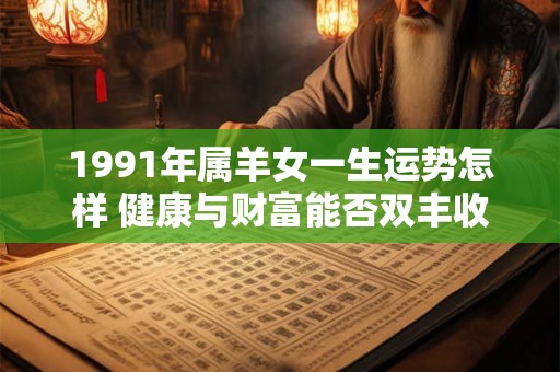 1991年属羊女一生运势怎样 健康与财富能否双丰收
