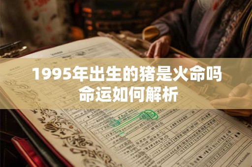 1995年出生的猪是火命吗 命运如何解析