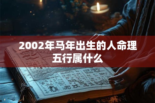 2002年马年出生的人命理五行属什么