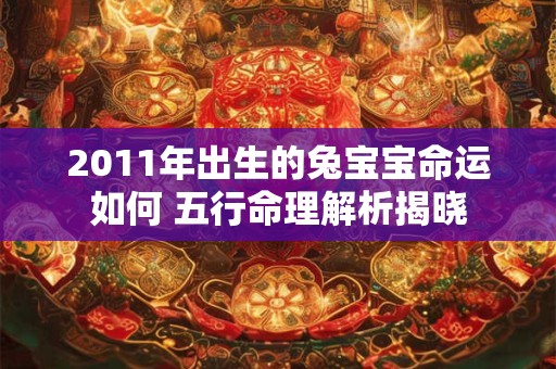 2011年出生的兔宝宝命运如何 五行命理解析揭晓