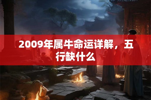 详细阅读:2009年属牛命运详解,五行缺什么 2009年属牛命运详解,五行缺什么
