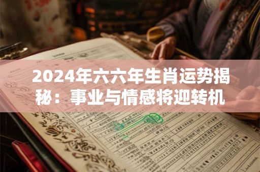 2024年六六年生肖运势揭秘：事业与情感将迎转机