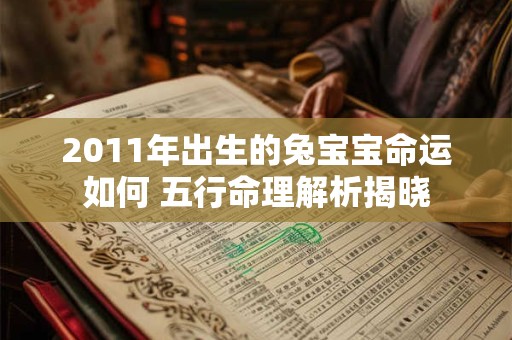 2011年出生的兔宝宝命运如何 五行命理解析揭晓