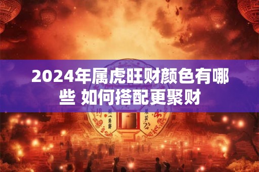 2024年属虎旺财颜色有哪些 如何搭配更聚财