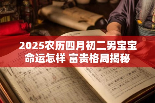 2025农历四月初二男宝宝命运怎样 富贵格局揭秘