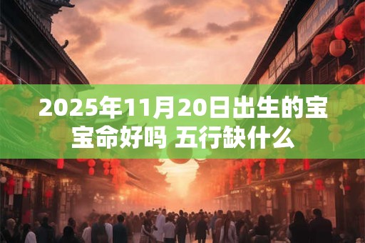 2025年11月20日出生的宝宝命好吗 五行缺什么