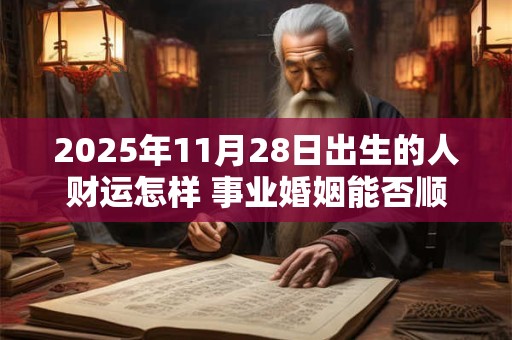 2025年11月28日出生的人财运怎样 事业婚姻能否顺利