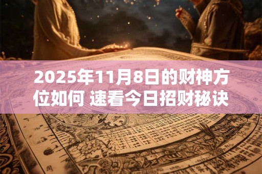 2025年11月8日的财神方位如何 速看今日招财秘诀