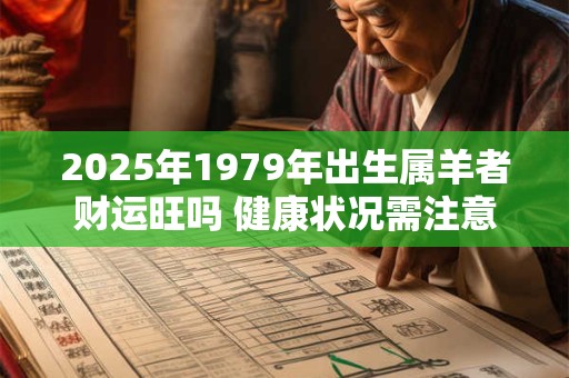 2025年1979年出生属羊者财运旺吗 健康状况需注意什么