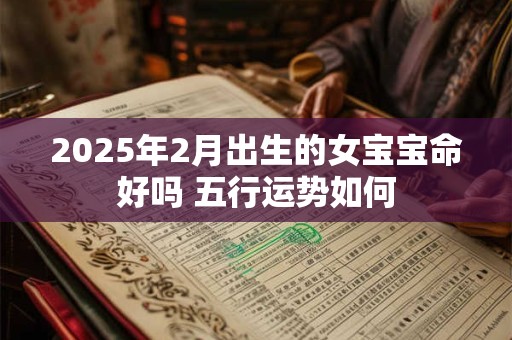 2025年2月出生的女宝宝命好吗 五行运势如何