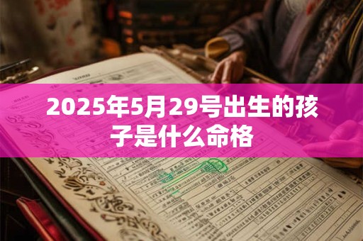 2025年5月29号出生的孩子是什么命格