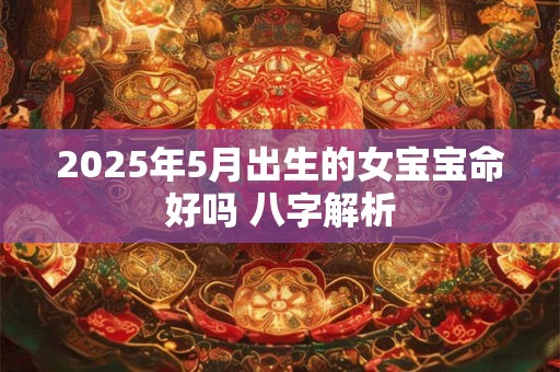 2025年5月出生的女宝宝命好吗 八字解析