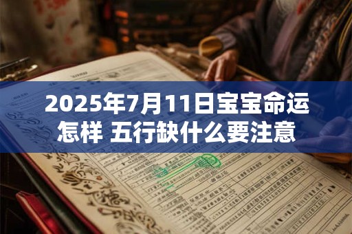 2025年7月11日宝宝命运怎样 五行缺什么要注意