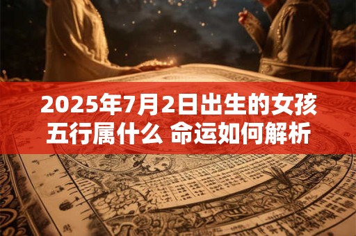 2025年7月2日出生的女孩五行属什么 命运如何解析