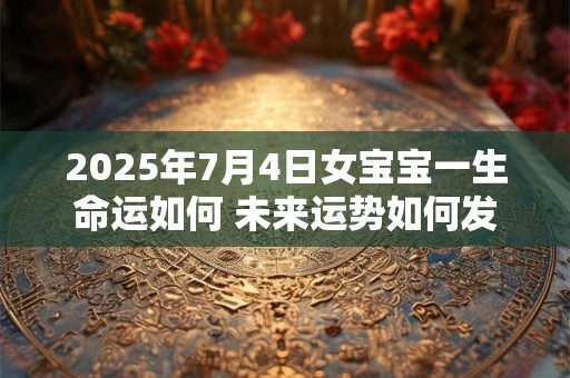 2025年7月4日女宝宝一生命运如何 未来运势如何发展