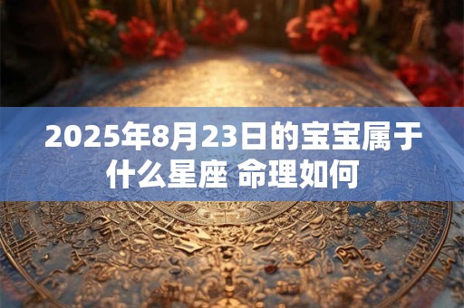 2025年8月23日的宝宝属于什么星座 命理如何