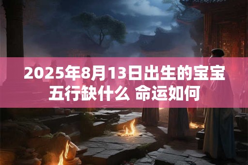 2025年8月13日出生的宝宝五行缺什么 命运如何