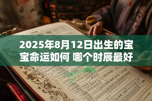 2025年8月12日出生的宝宝命运如何 哪个时辰最好