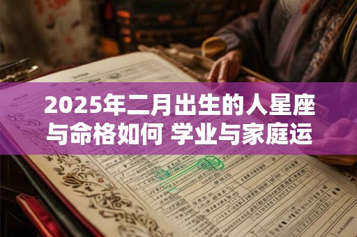 2025年二月出生的人星座与命格如何 学业与家庭运势有何趋势