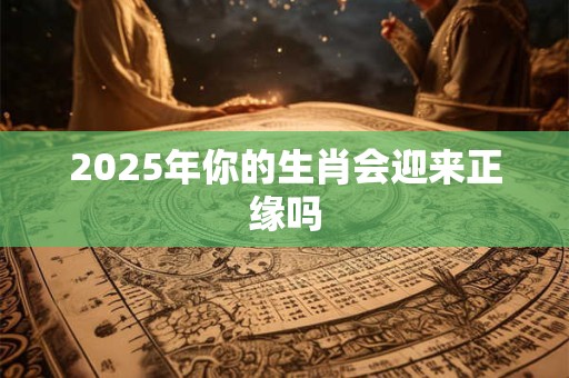 2025年你的生肖会迎来正缘吗