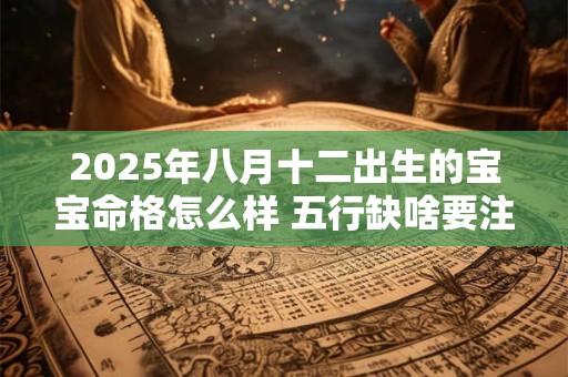 2025年八月十二出生的宝宝命格怎么样 五行缺啥要注意