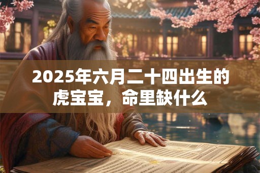 2025年六月二十四出生的虎宝宝，命里缺什么