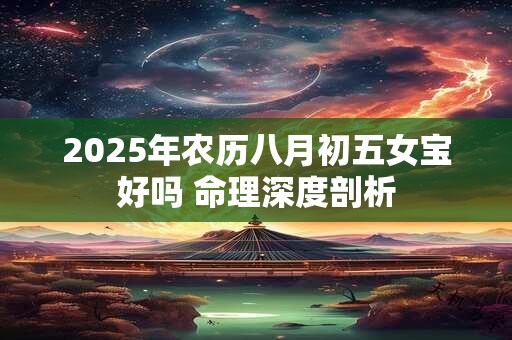 2025年农历八月初五女宝好吗 命理深度剖析