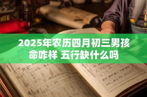 2025年农历四月初三男孩命咋样 五行缺什么吗