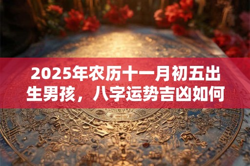 2025年农历十一月初五出生男孩，八字运势吉凶如何