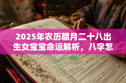 2025年农历腊月二十八出生女宝宝命运解析，八字怎么看