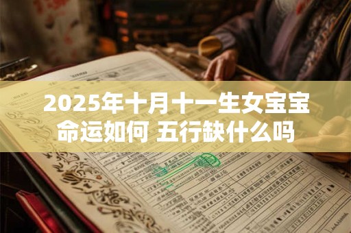 2025年十月十一生女宝宝命运如何 五行缺什么吗