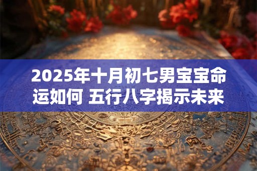 2025年十月初七男宝宝命运如何 五行八字揭示未来