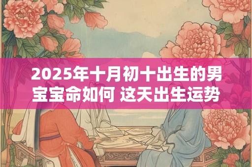 2025年十月初十出生的男宝宝命如何 这天出生运势好吗