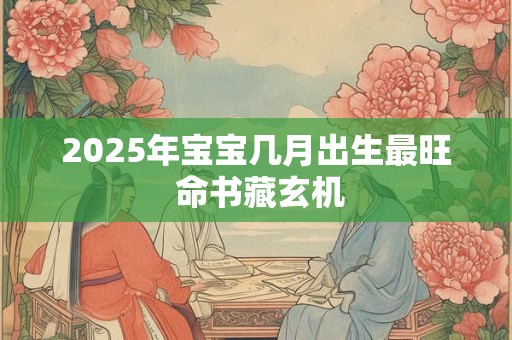 2025年宝宝几月出生最旺 命书藏玄机