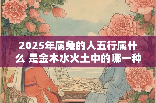 2025年属兔的人五行属什么 是金木水火土中的哪一种