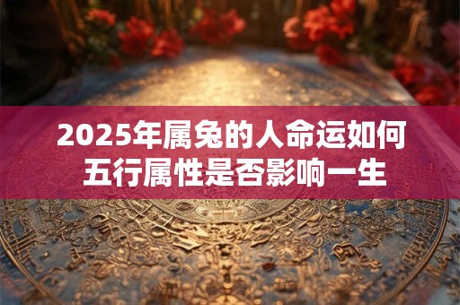 2025年属兔的人命运如何 五行属性是否影响一生