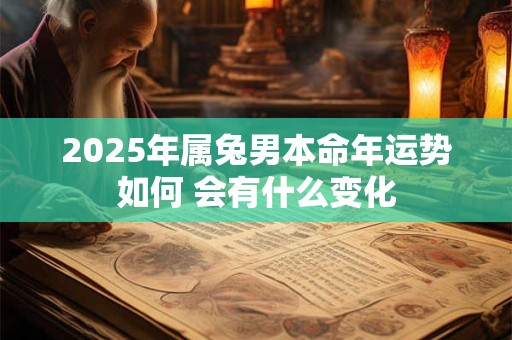 2025年属兔男本命年运势如何 会有什么变化