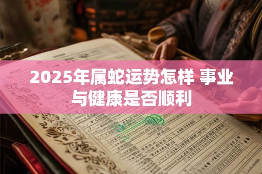 详细阅读:2025年属蛇运势怎样 事业与健康是否顺利 2025年属蛇运势怎样 事业与健康是否顺利