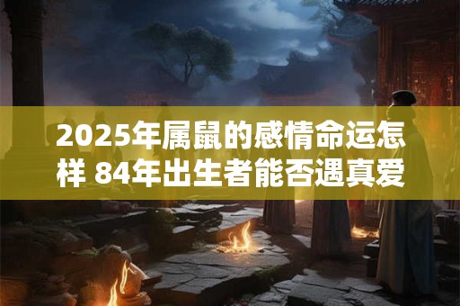 2025年属鼠的感情命运怎样 84年出生者能否遇真爱
